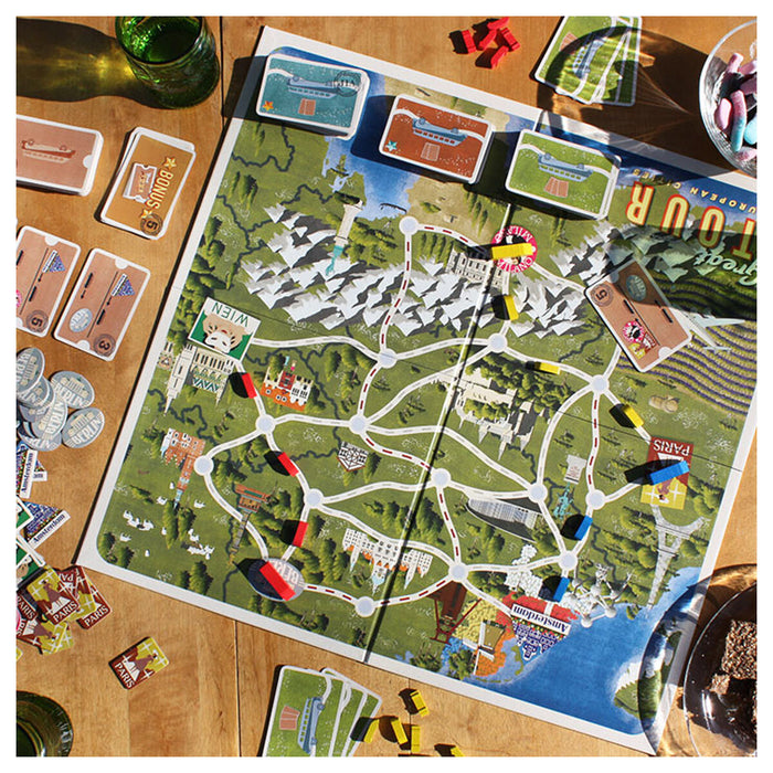 The Great Tour European Cities Board Game
