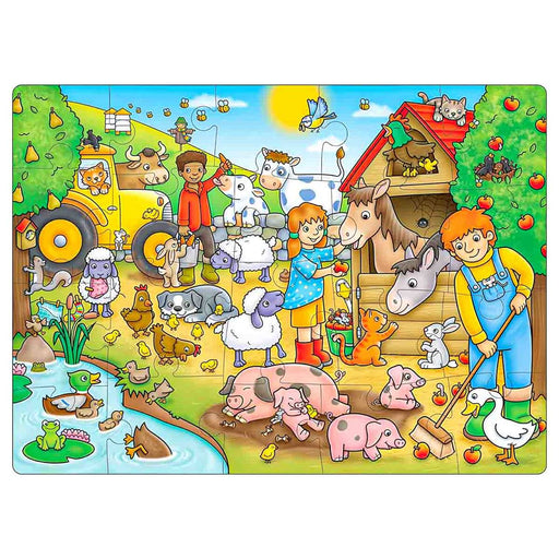 Orchard Toys Who's on the Farm? 20 Piece Jigsaw Puzzle
