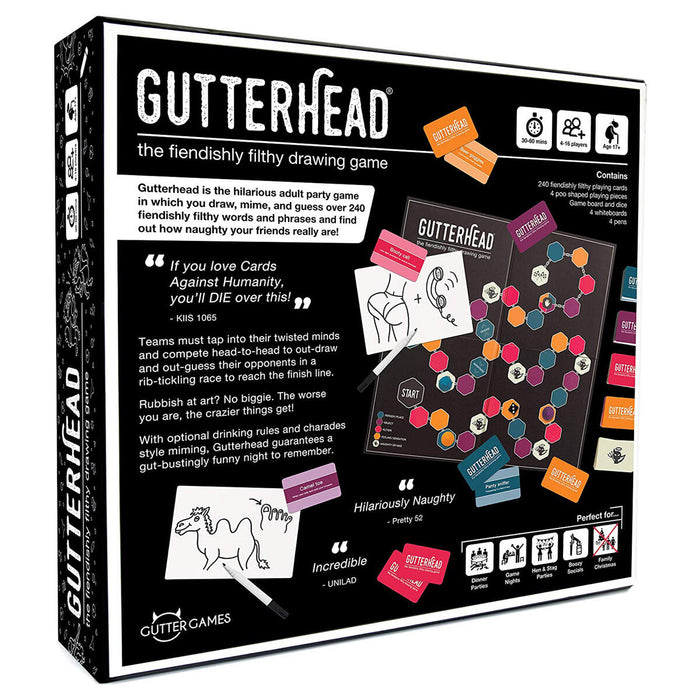 Gutterhead The Fiendishly Filthy Drawing Game