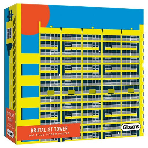 Gibsons Brutalist Tower 500 Piece Jigsaw Puzzle