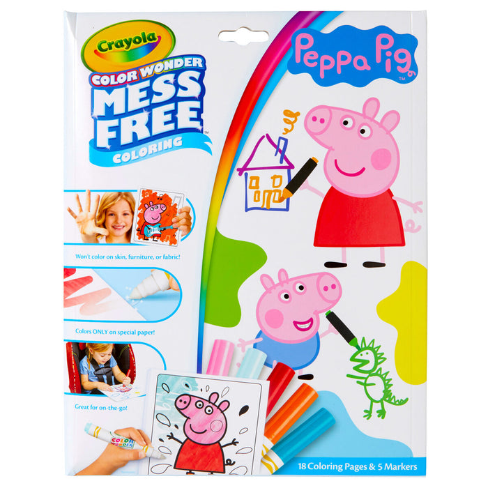 Crayola Color Wonder Mess Free Colouring Peppa Pig