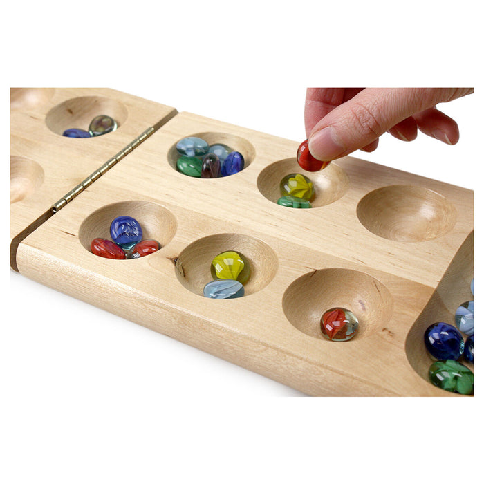 Wooden Kalaha (Mancala) Board Game