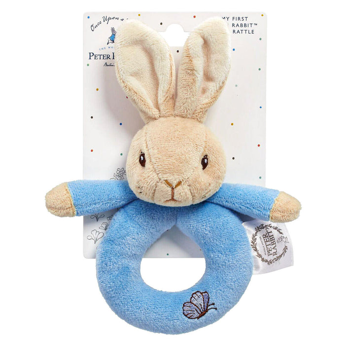 Peter Rabbit My First Peter Rabbit Ring Rattle Soft Toy