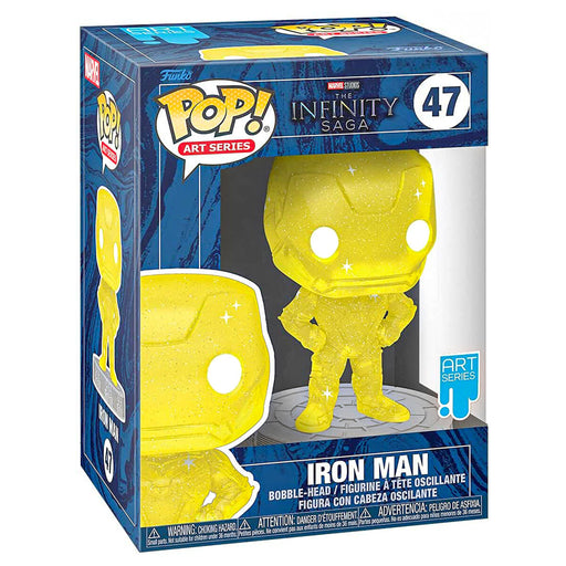 Funko Pop! Art Series: Marvel The Infinity Saga Iron Man Bobble-Head Figure