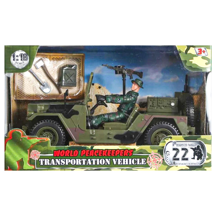 Peterkin World Peacekeepers Transportation Vehicle with Figure