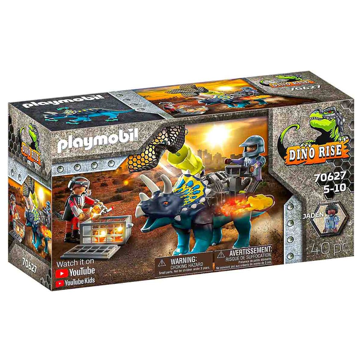 Playmobil Dino Rise Triceratops Battle for the Legendary Stones Playse ...