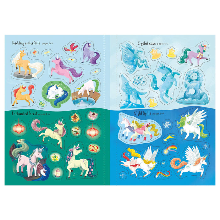Usborne Sparkly Unicorns Sticker Book