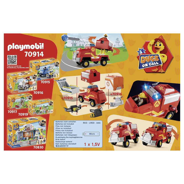 Playmobil Duck on Call Fire Brigade Emergency Vehicle
