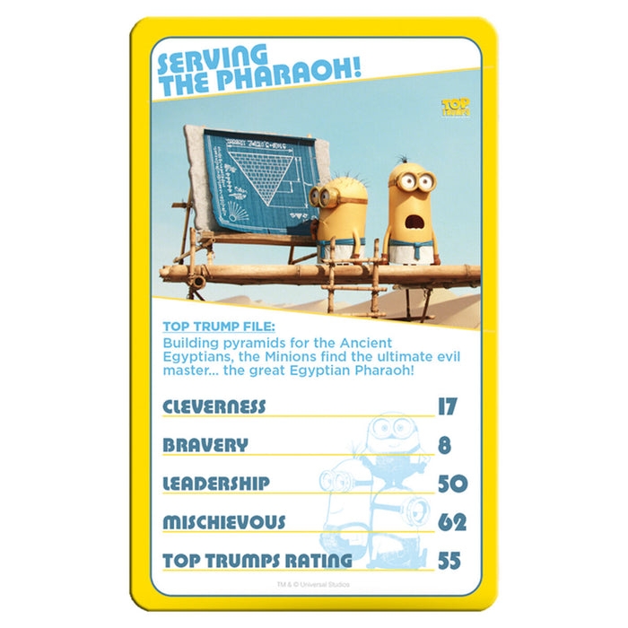 Top Trumps Card Game Minions Edition