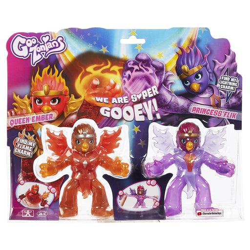  GooZonians Queen Ember & Princess Flik Stretch Figures
