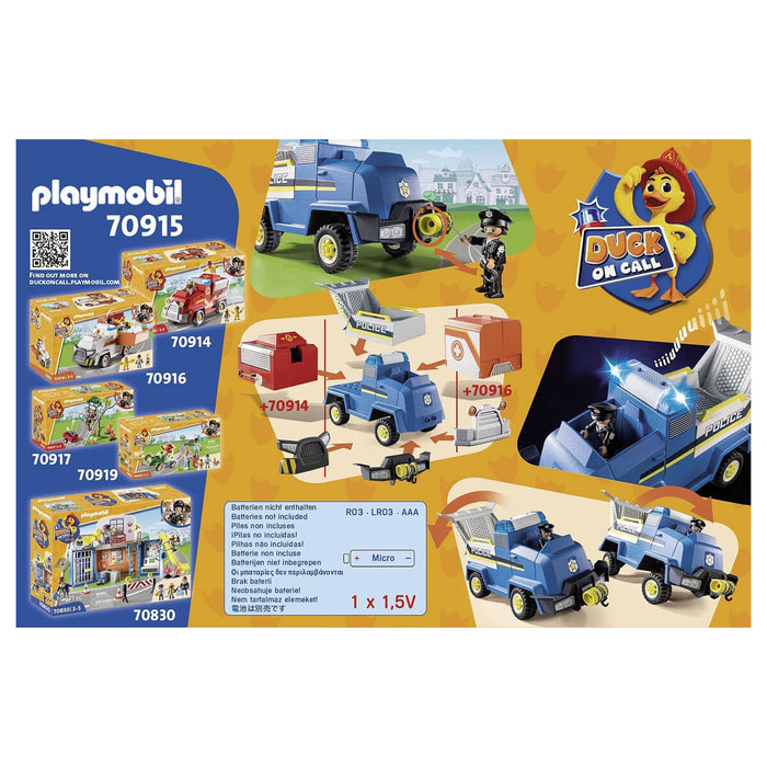 Playmobil Duck on Call Police Emergency Vehicle