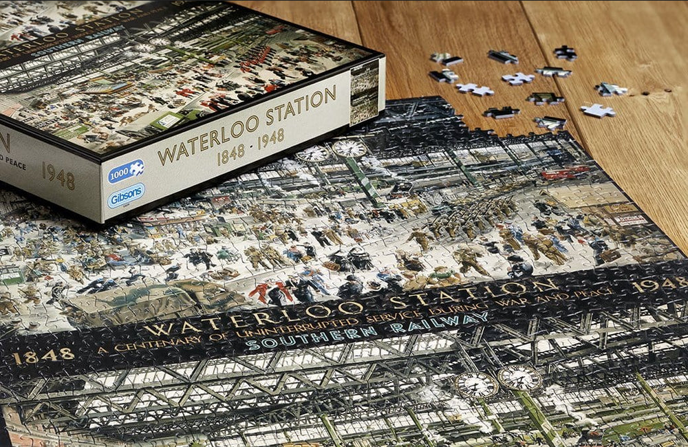 Gibsons Waterloo Station 1848-1948 1000 Piece Jigsaw Puzzle