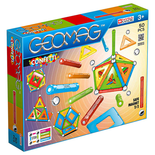 Geomag Confetti 50 Piece Magnetic Construction Set