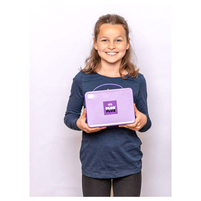 Plus-Plus Pastel Metal Suitcase Building Set 600 Piece