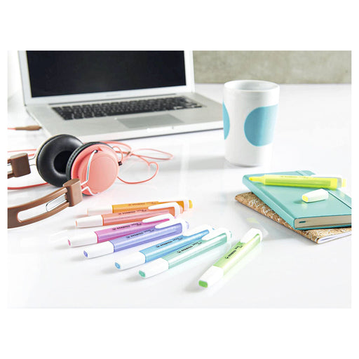 STABILO swing cool Pastel Mellow Coral Red Highlighter Box of 10