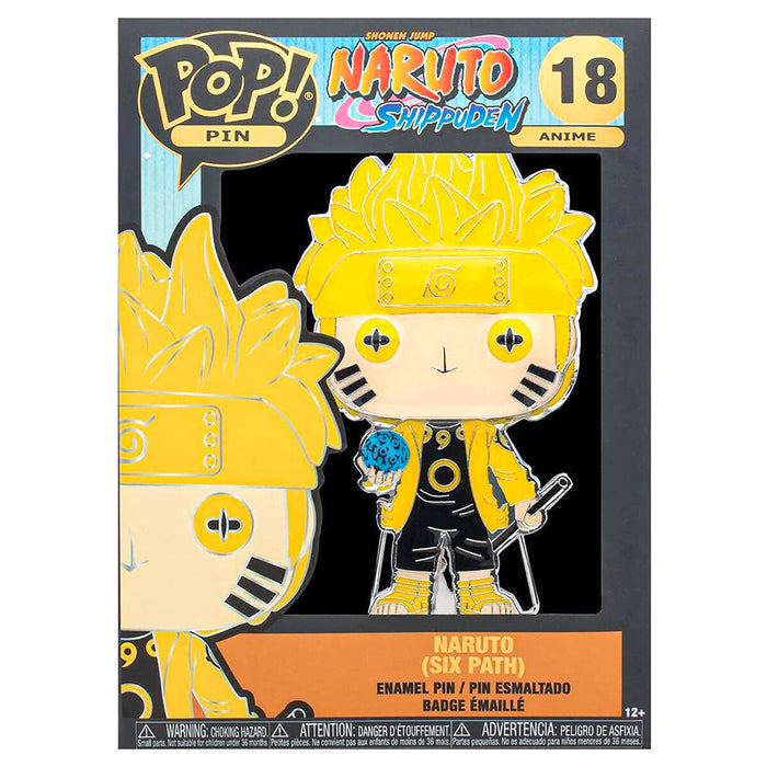  Funko Pop! Pin Anime Naruto Shippuden Naruto (Six Path) Enamel Pin #18