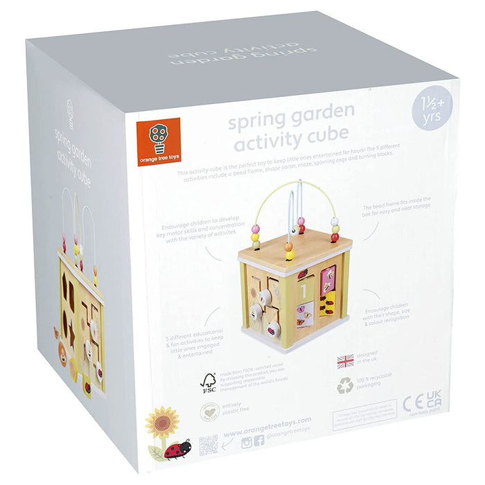 Orange Tree Toys Spring Garden Activity Cube