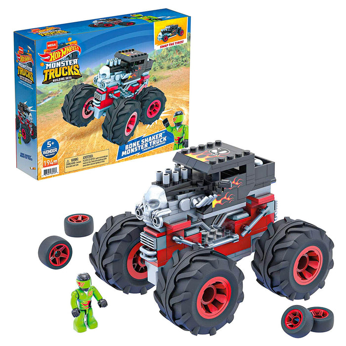 Mattel Monster Trucks Bone Shaker Monster Truck Building Set