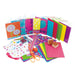Galt Activity Kit Card Craft contents with ten colourful cards, and stickers, scissors and more