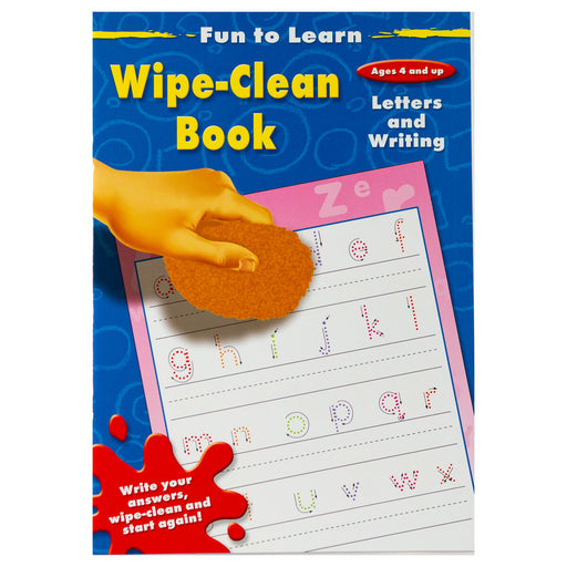 Fun To Learn Wipe Clean Book Letters & Writing