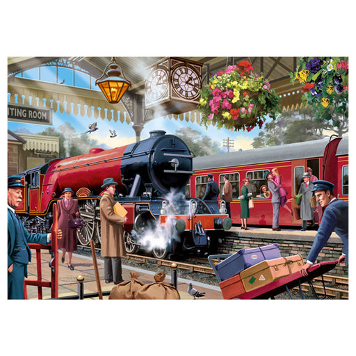 Falcon de luxe Waiting On The Platform Puzzle 1000 Piece