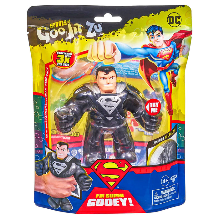 Heroes of Goo Jit Zu DC Super Heroes Kryptonian Armor Superman Stretch Figure