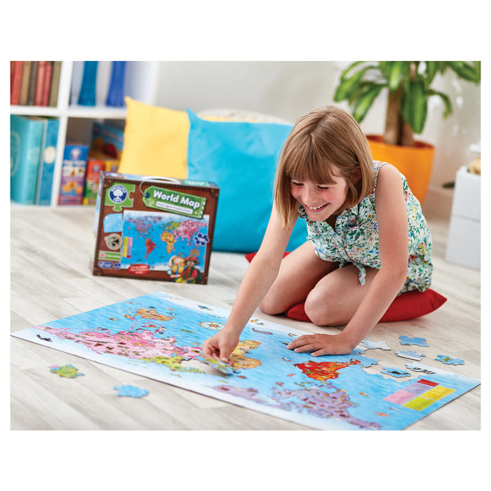 Orchard Toys World Map Giant 150 Piece Jigsaw Puzzle & Poster