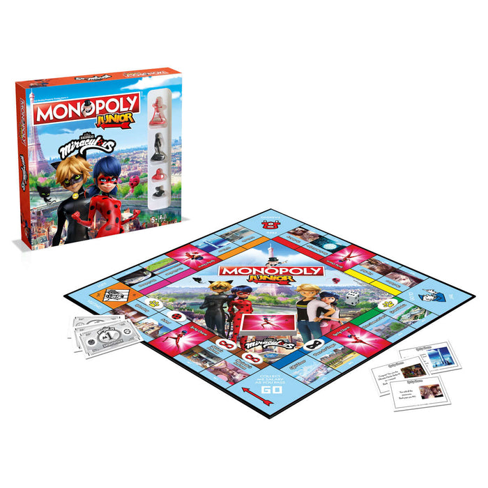 Monopoly Junior Board Game Miraculous Ladybug Edition