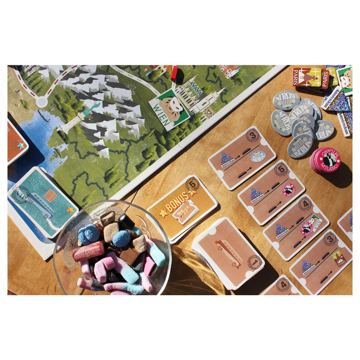 The Great Tour European Cities Board Game