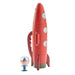 Ben & Holly's Little Kingdom Elf Rocket red rocket with character toy outside 