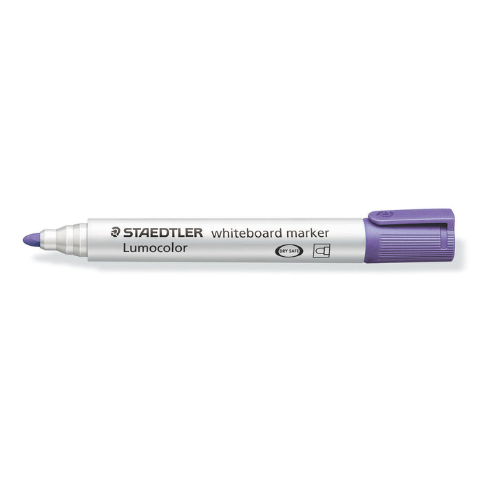 Staedtler Lumocolor Whiteboard Purple Bullet Tip Marker