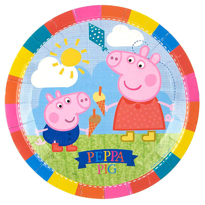 Pack of 8 Peppa Pig Plates