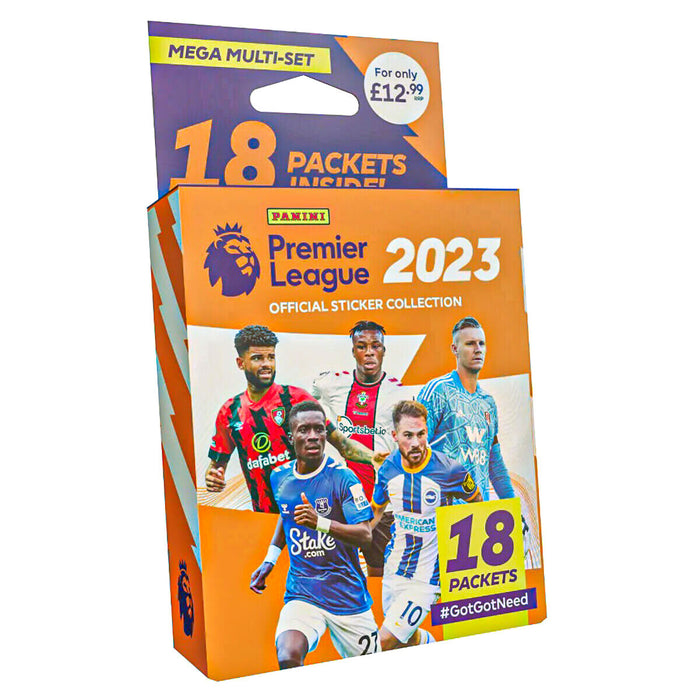 Panini Premier League 2023 Sticker Collection Mega Multi-Set