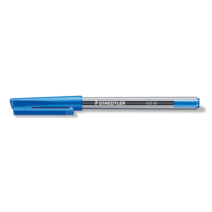 Staedtler Stick 430 M Ballpoint Pen Blue Ink