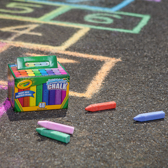 Crayola Washable Sidewalk Chalks Pack of 48