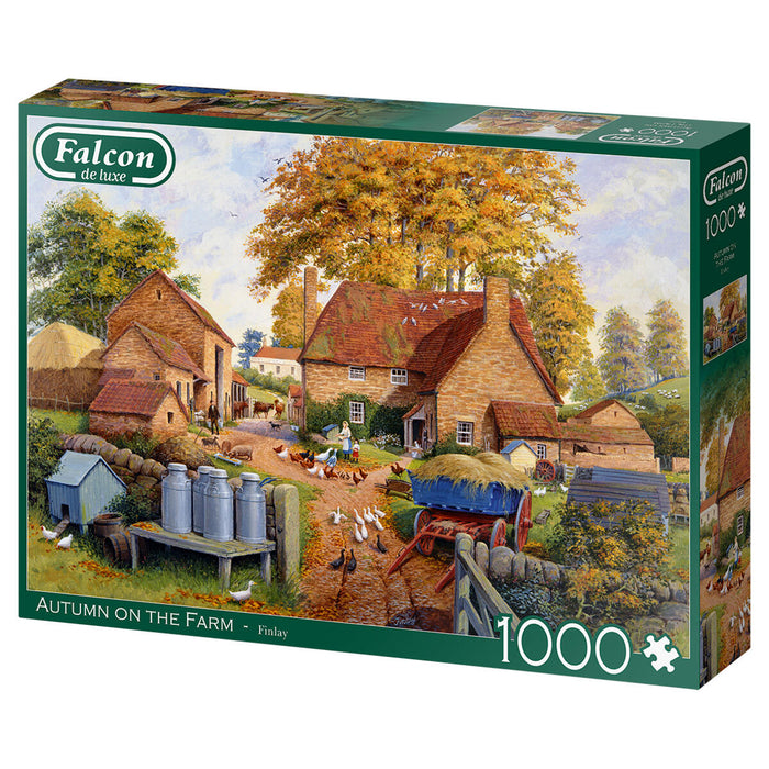 Falcon de luxe Autumn On The Farm Puzzle 1000 Piece