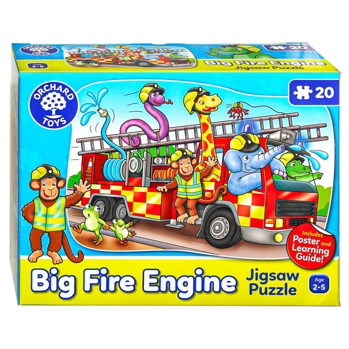 Orchard Toys Big Fire Engine 20 Piece Jigsaw Puzzle
