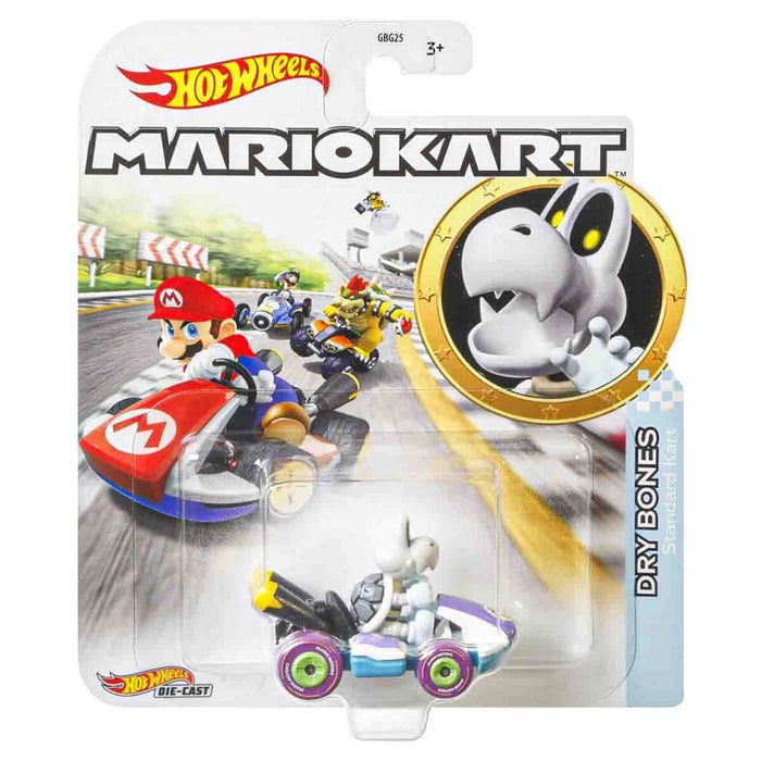 Hot Wheels Mario Kart Dry Bones Standard Kart