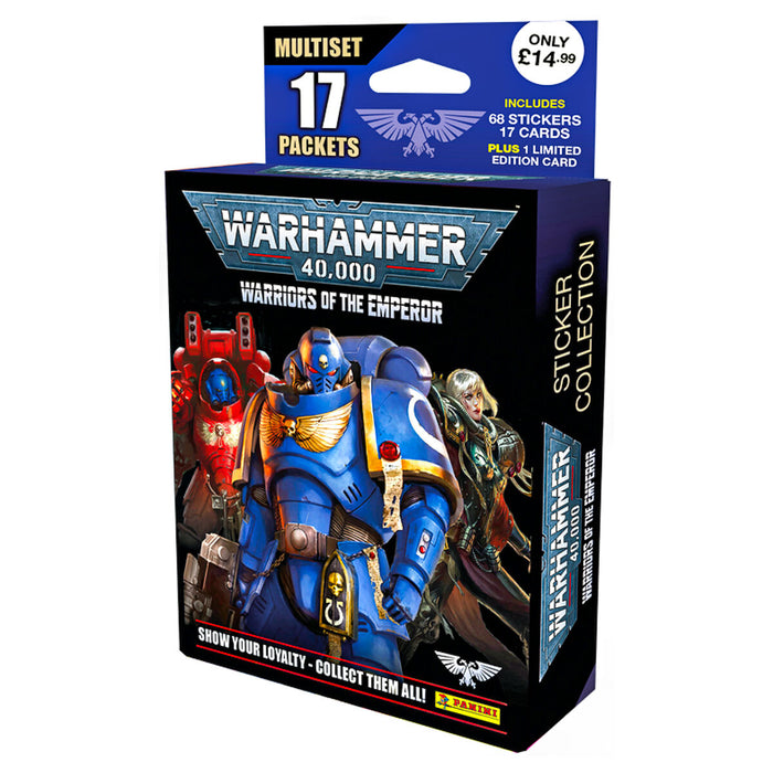 Panini Warhammer 40,000: Warriors of the Emperor Sticker Collection 17 Pack Multiset