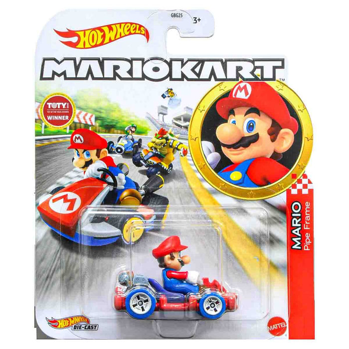 Hot Wheels Mario Kart Mario Pipe Frame Kart