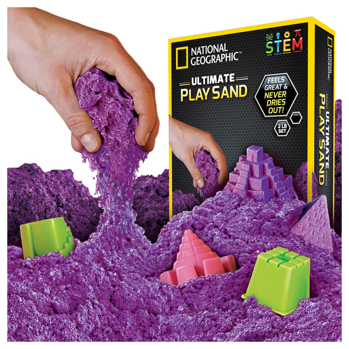 National Geographic Purple Kinetic Play Sand