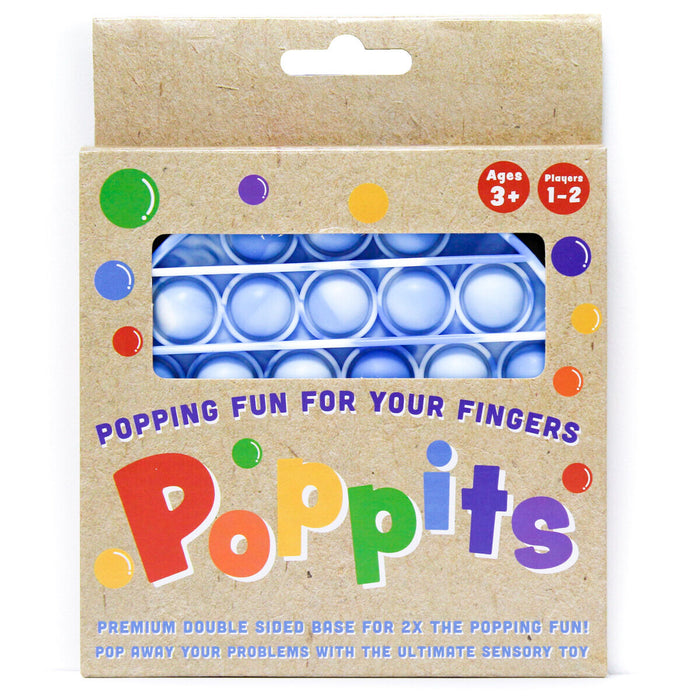 Poppits Blue Tie Dye Circle Sensory Toy