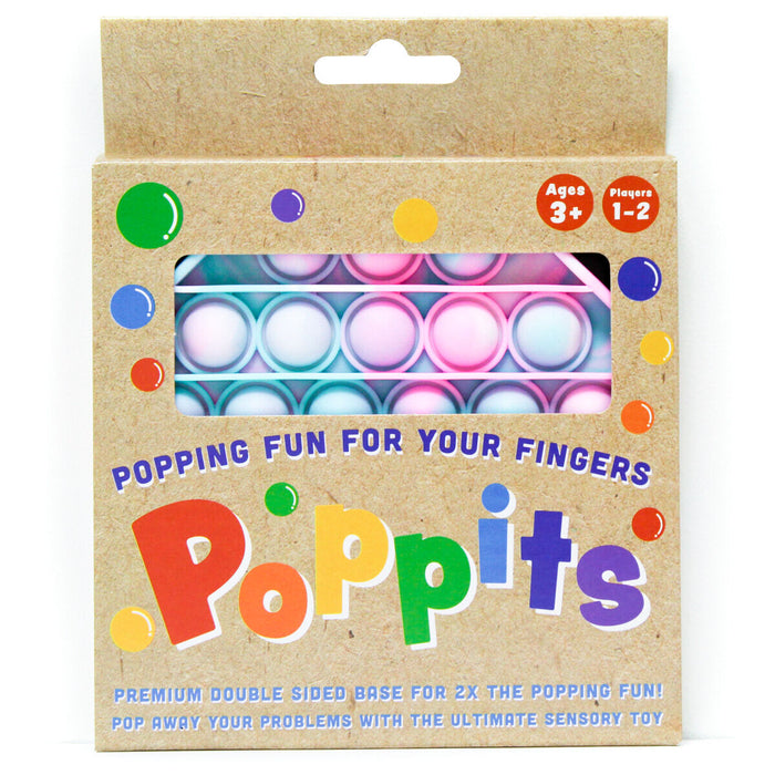 Poppits Pink Tie Dye Octagon Sensory Toy