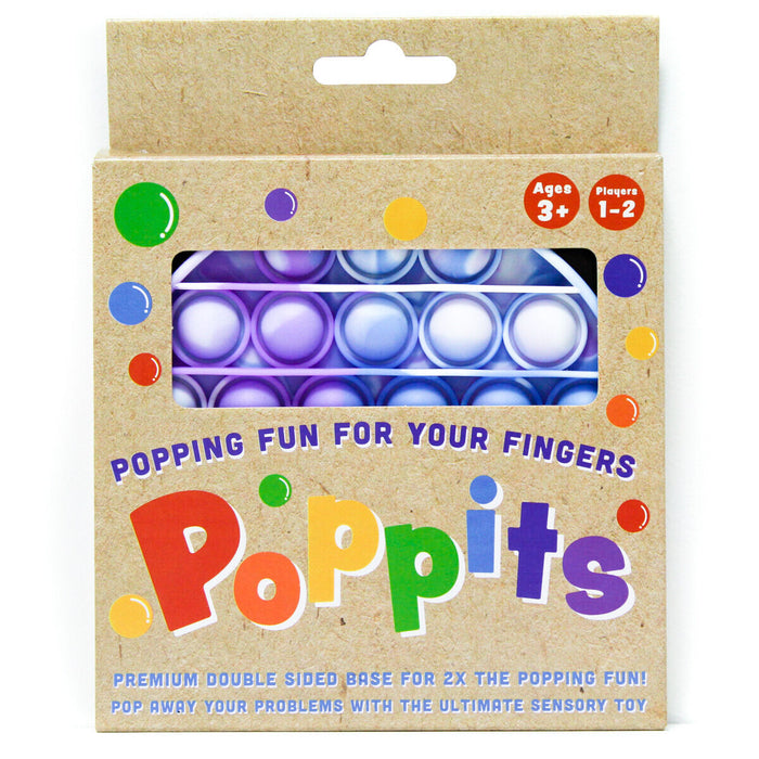 Poppits Purple Tie Dye Circle Sensory Toy