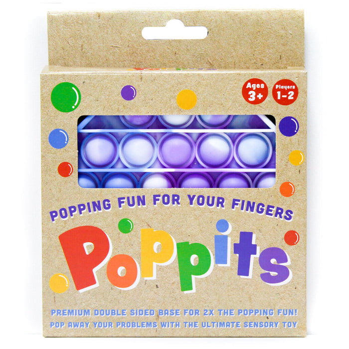 Poppits Purple Tie Dye Octagon Sensory Toy