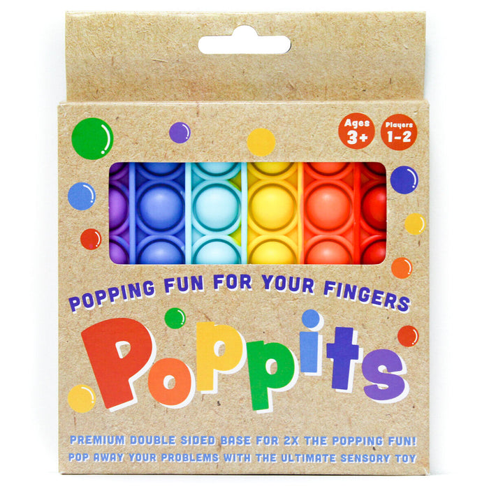 Poppits Rainbow Square Sensory Toy