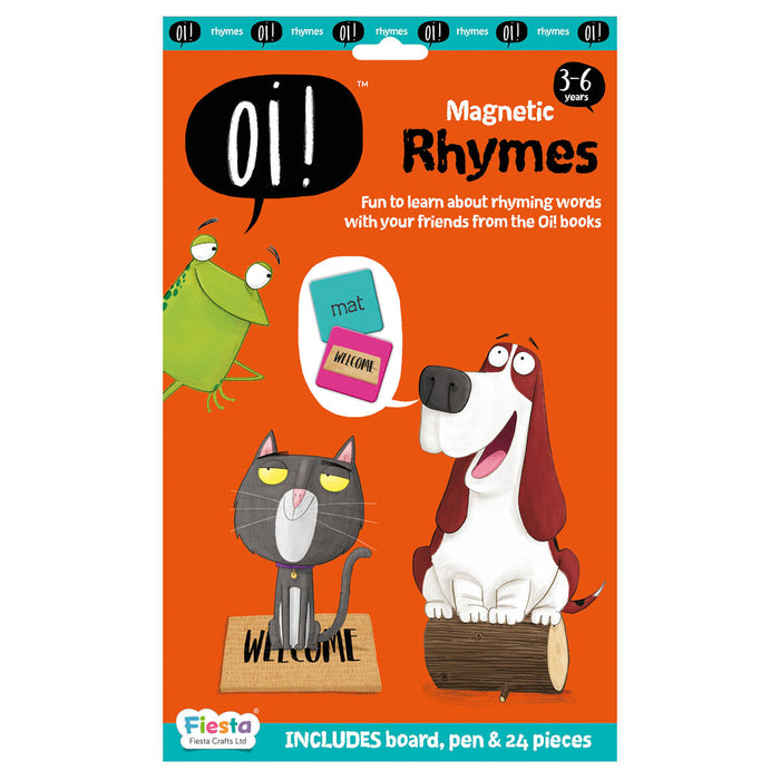 Fiesta Crafts Oi! Magnetic Rhymes Board Set