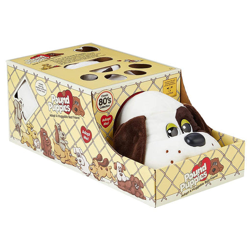 Basic Fun Pound Puppies White & Brown Soft Toy