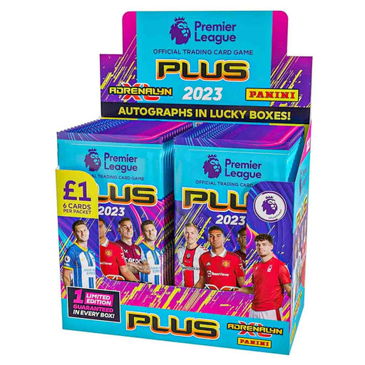  Panini Official Premier League Trading Card Game 2023 Adrenalyn XL Plus 50 Pack Box