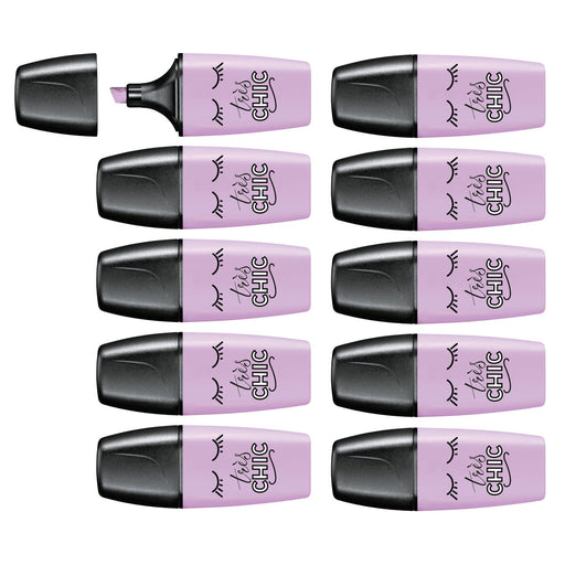 STABILO BOSS MINI Pastellove Lilac Haze Highlighter Box of 10